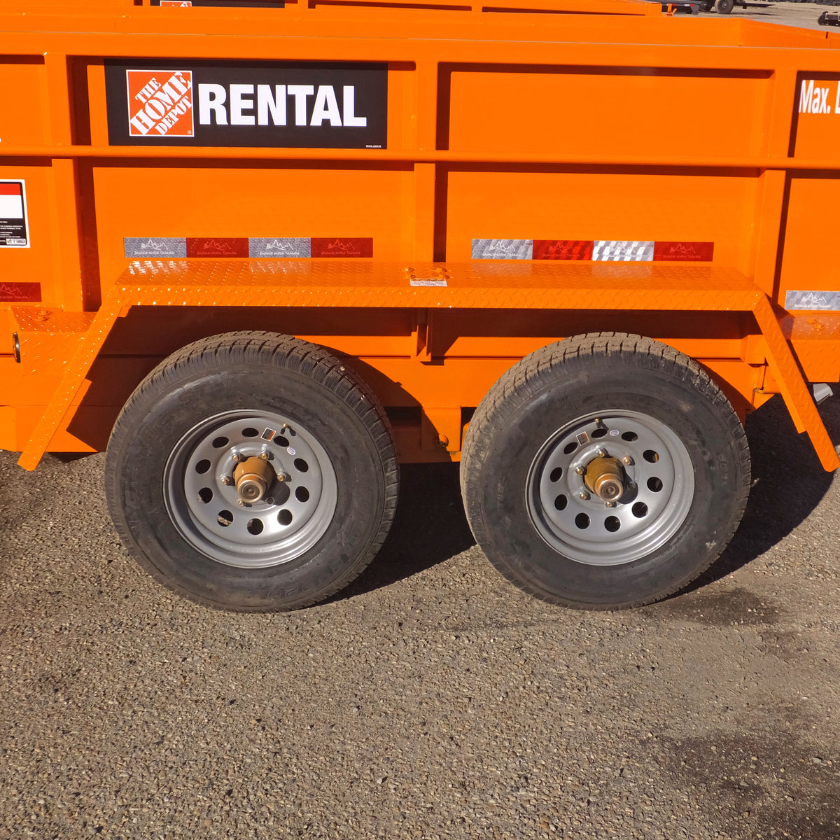 Fender - Tandem Axle, Home Depot 6'x10' Dump, Bolt-on Replacement, DS and PS