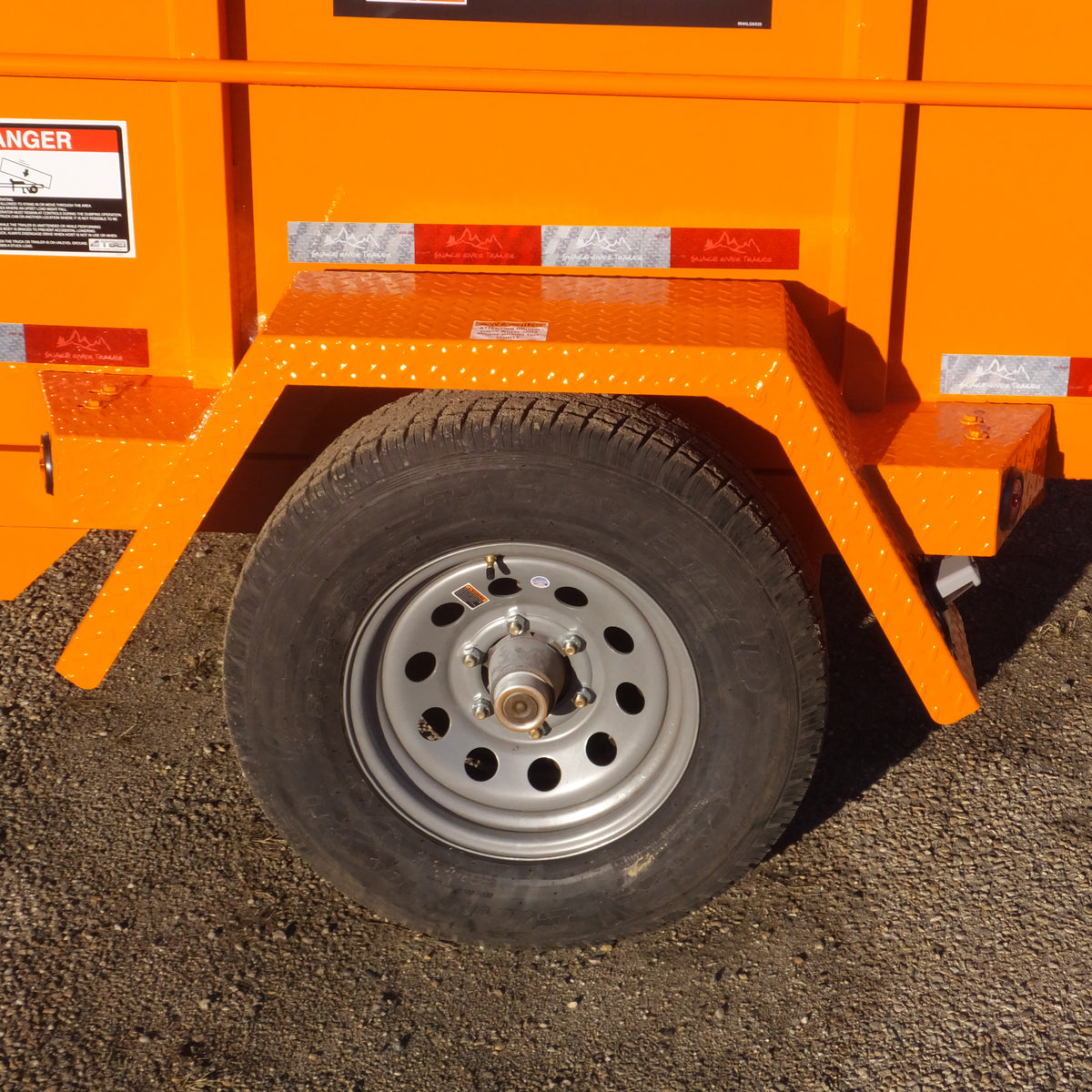 Fender - Single Axle, Home Depot 5'x8' Dump, Bolt-on Replacement, DS and PS