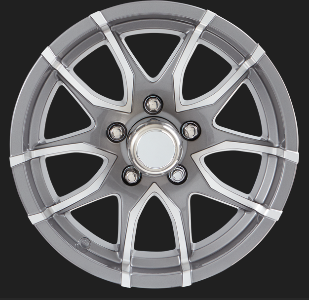Castle Rock ST205/75R15 LRD Radial Tire on 5-Hole Eagle Wheel - view 3