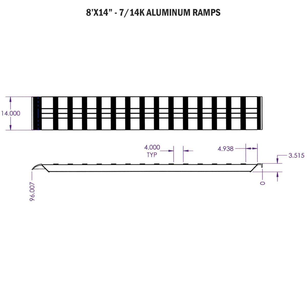 Aluminum Loading Ramps - Gen Y - view 3