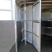 Aluminum Rear Collapsible Tack, for Horse Trailers