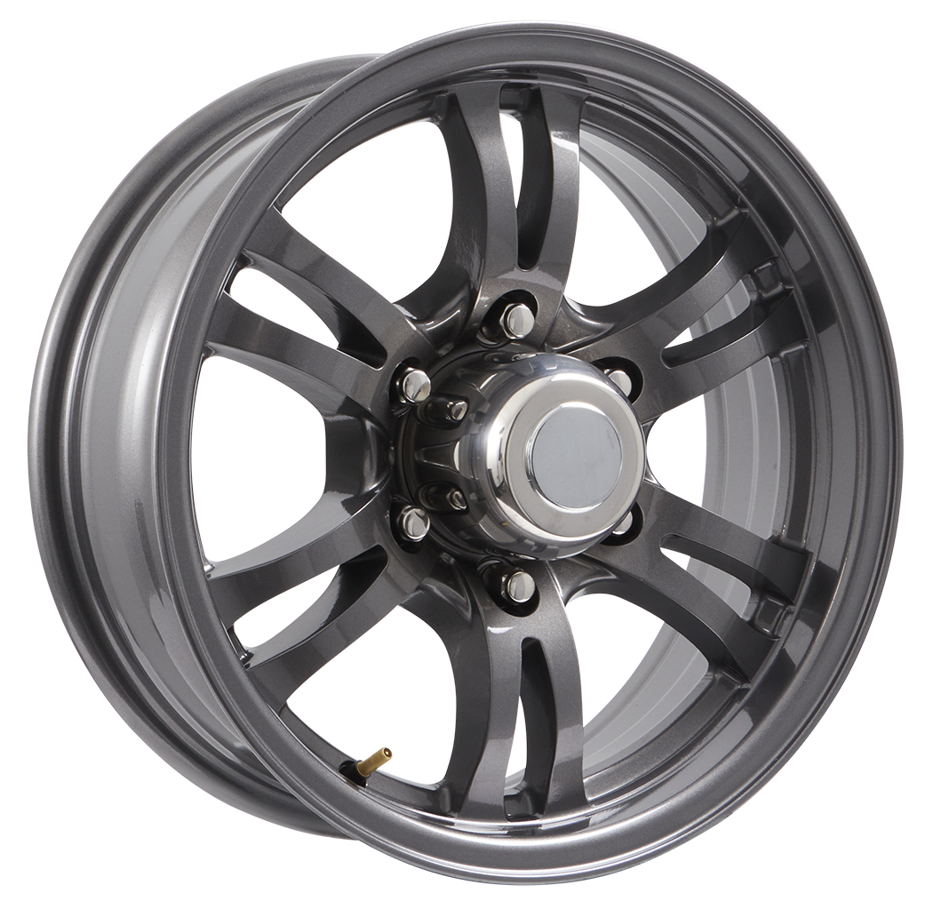 Aluminum Trailer Wheel - Jaguar 15" 6 Lug - view 2
