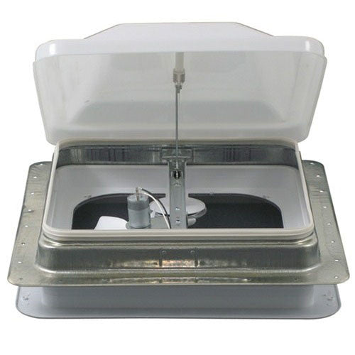 Vent, Ventline Ventadome 14" x 14" with 12V Fan - White - view 2