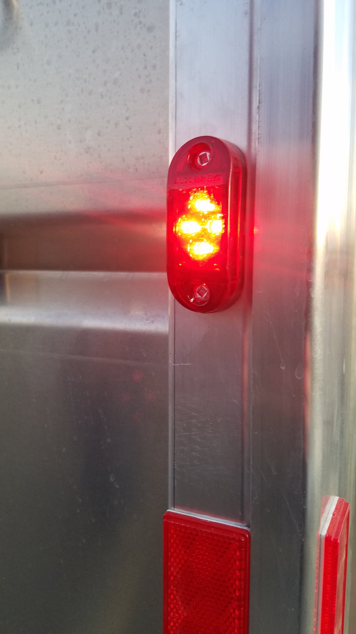 2-1/2" Mini LED Clearance/Marker Light - RED (4 Diodes) - view 2