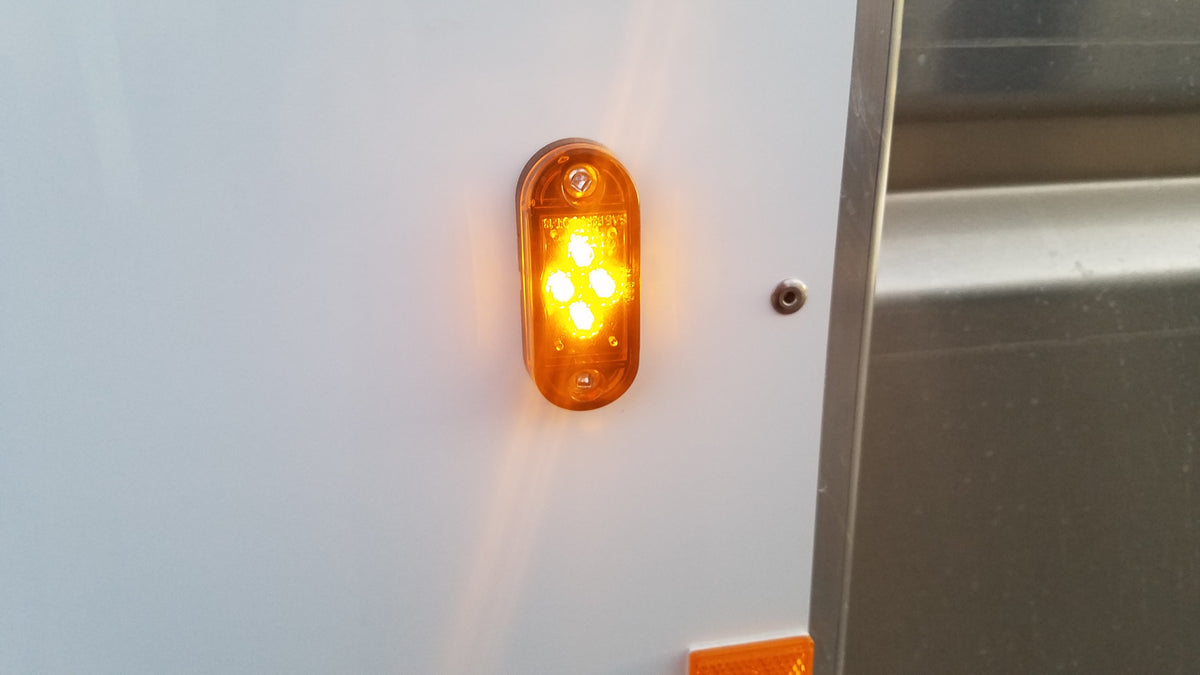 2-1/2" Mini LED Clearance/Marker Light - AMBER (4 Diodes) - view 3
