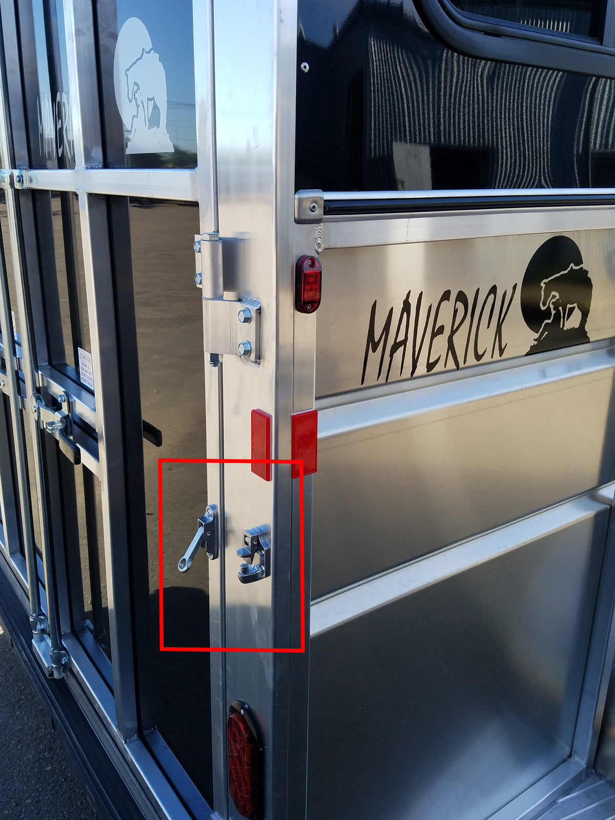 Door Hold Back - 2" Aluminum - view 4