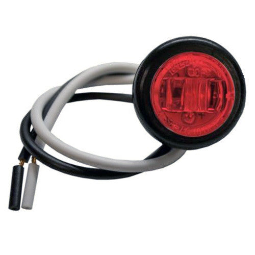 3/4" Round LED Clearance/Marker Light - RED (3 Diodes)