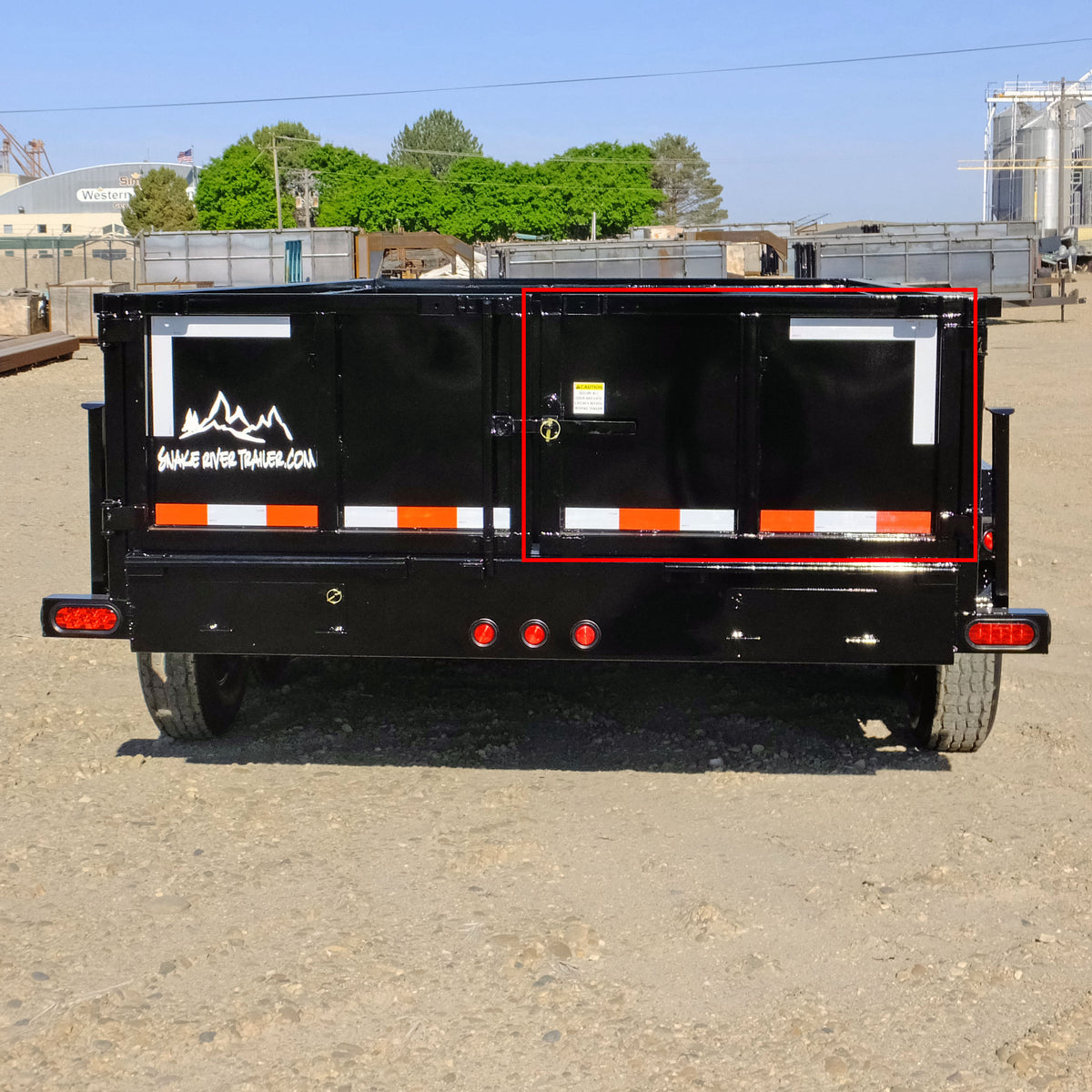 Replacement Dump Trailer Door for 7 Foot Wide Trailer - view 3