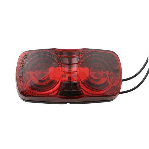 Double Bullseye Clearance Light - RED