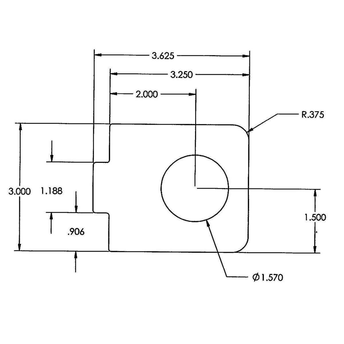 Gooseneck Ramp Block, Steel - view 2