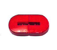 DISCONTINUED- 4" Oval LED Clearance/Marker Light - Red (3 Diodes)