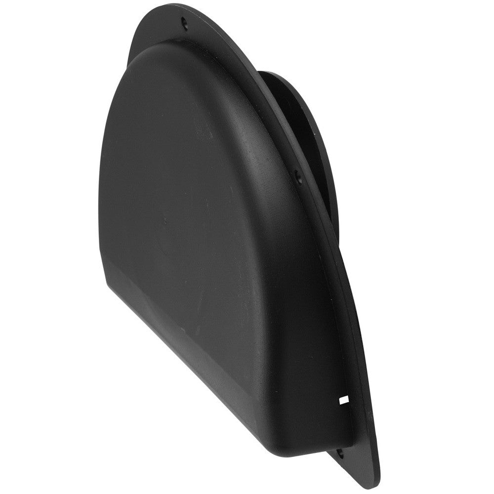 Vent, Exterior Black Half Moon for 3" Diameter Hole - Black - view 3