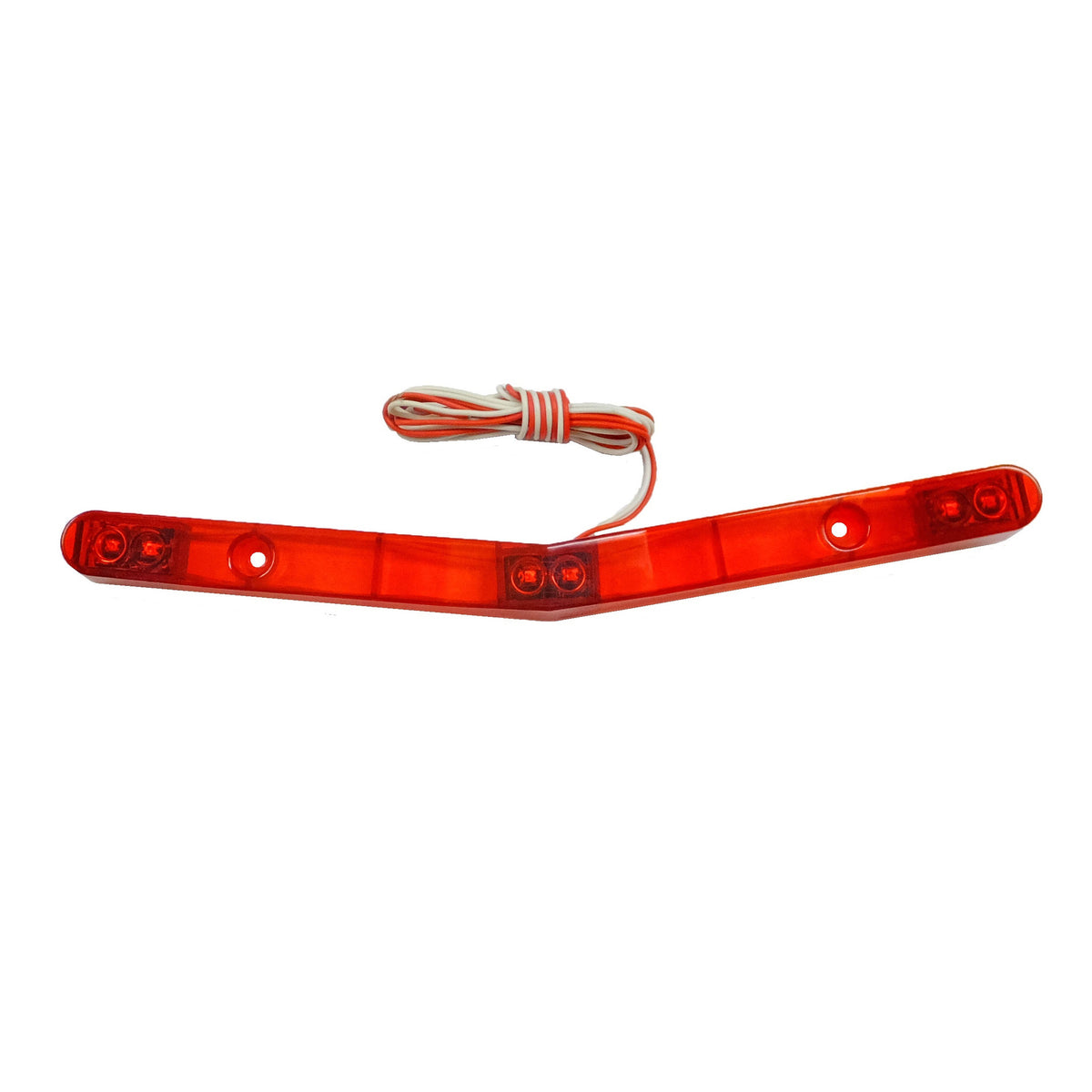 LED Identification Light Bar for 7° Cross Member - RED (6 Diodes)