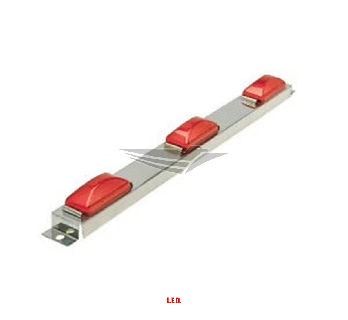 3 Light Identification Bar - Stainless Base LED
