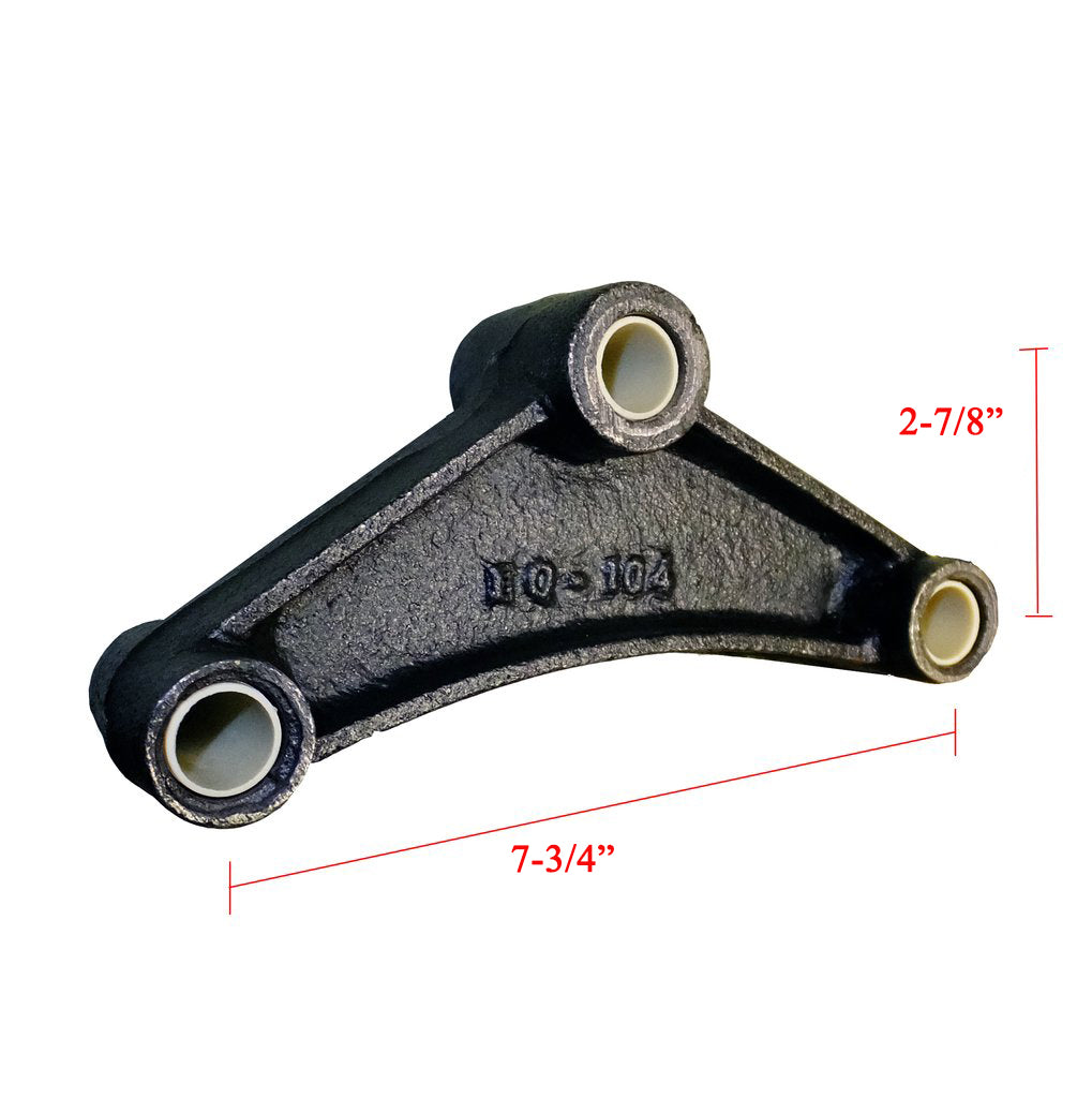 Triangle Equalizer for 1-3/4" Wide Leaf Springs, 7-3/4" End Holes - view 2