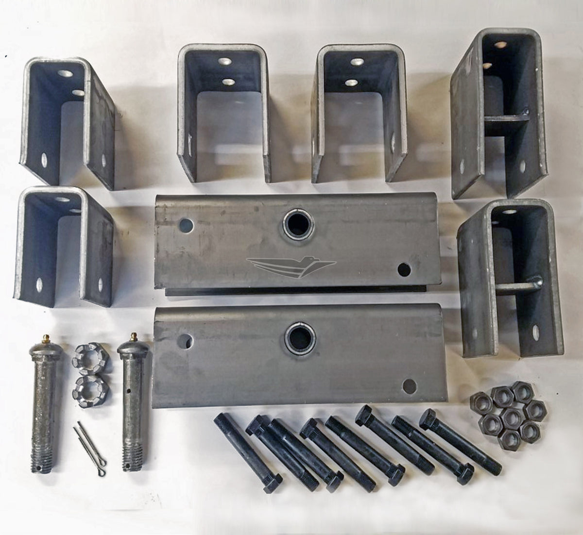5K-8K Tandem Axle Hanger Kit - Slipper Springs