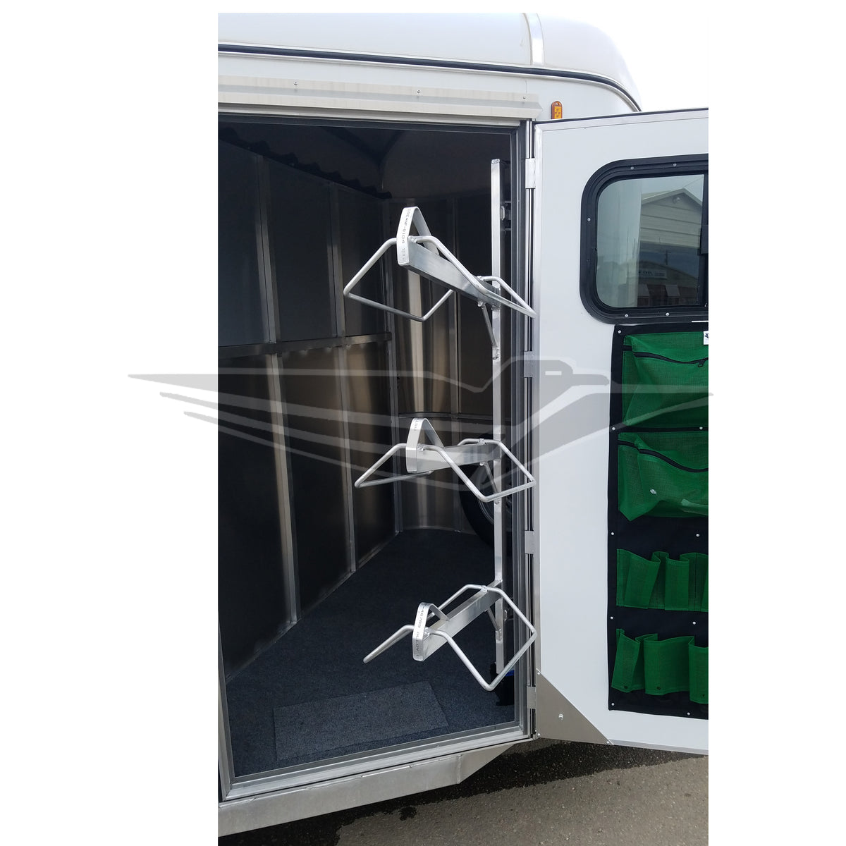 Swing Out Saddle Rack, Aluminum