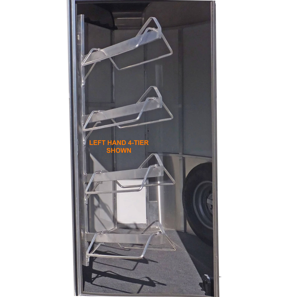 Swing Out Saddle Rack, Aluminum - view 6