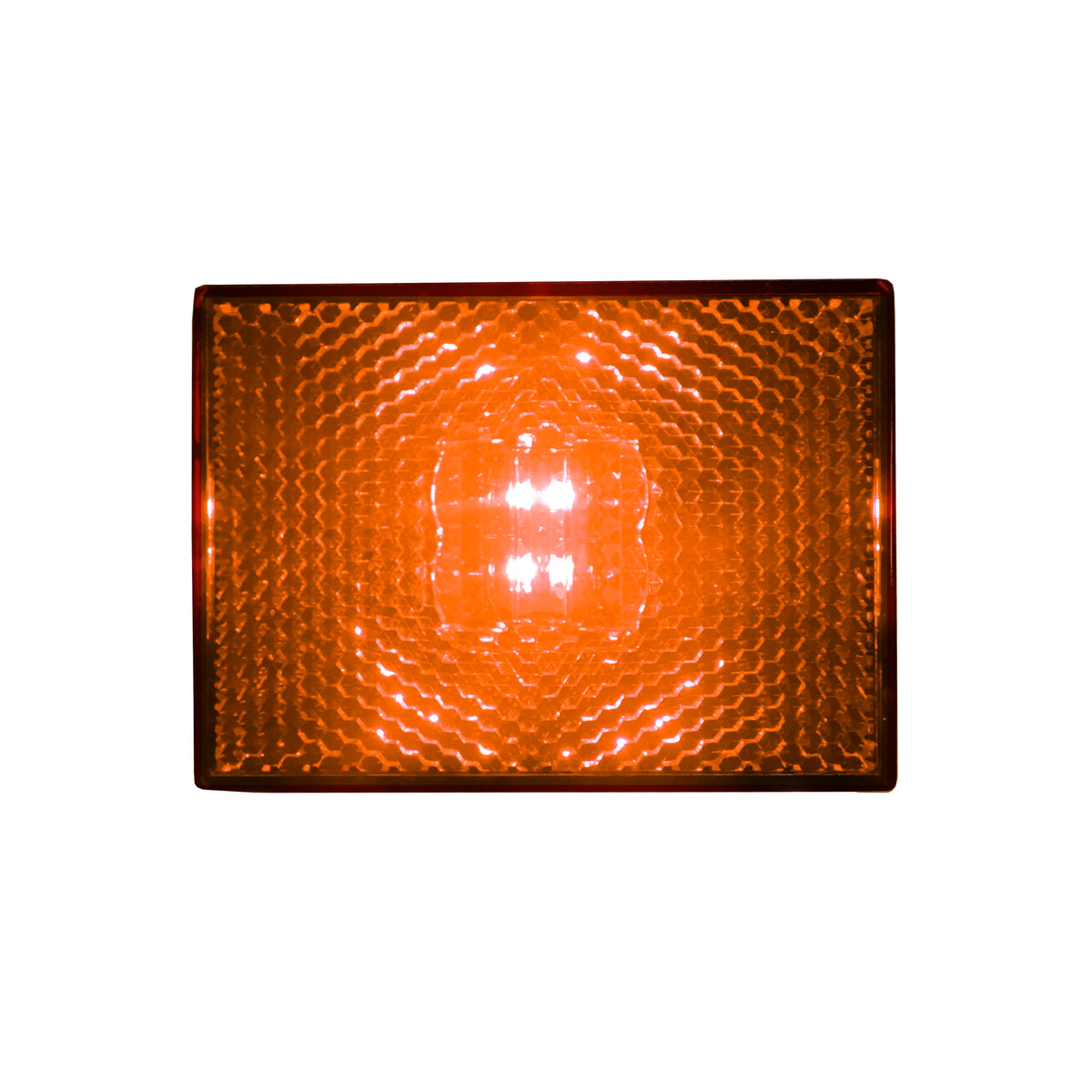 2-3/4" Square LED Stud Mount Clearance/Marker Light - AMBER (4 Diodes)