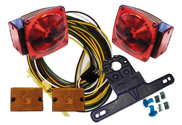 Universal Deluxe Trailer Light Kit (Under 80" Wide Trailers)