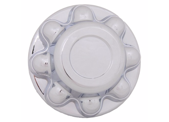 Hub Cover 8-Bolt 7/8" Lug Nuts, Chrome - view 2