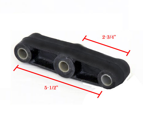 Straight Equalizer for 1-3/4" Wide Double Eye Leaf Springs - view 2
