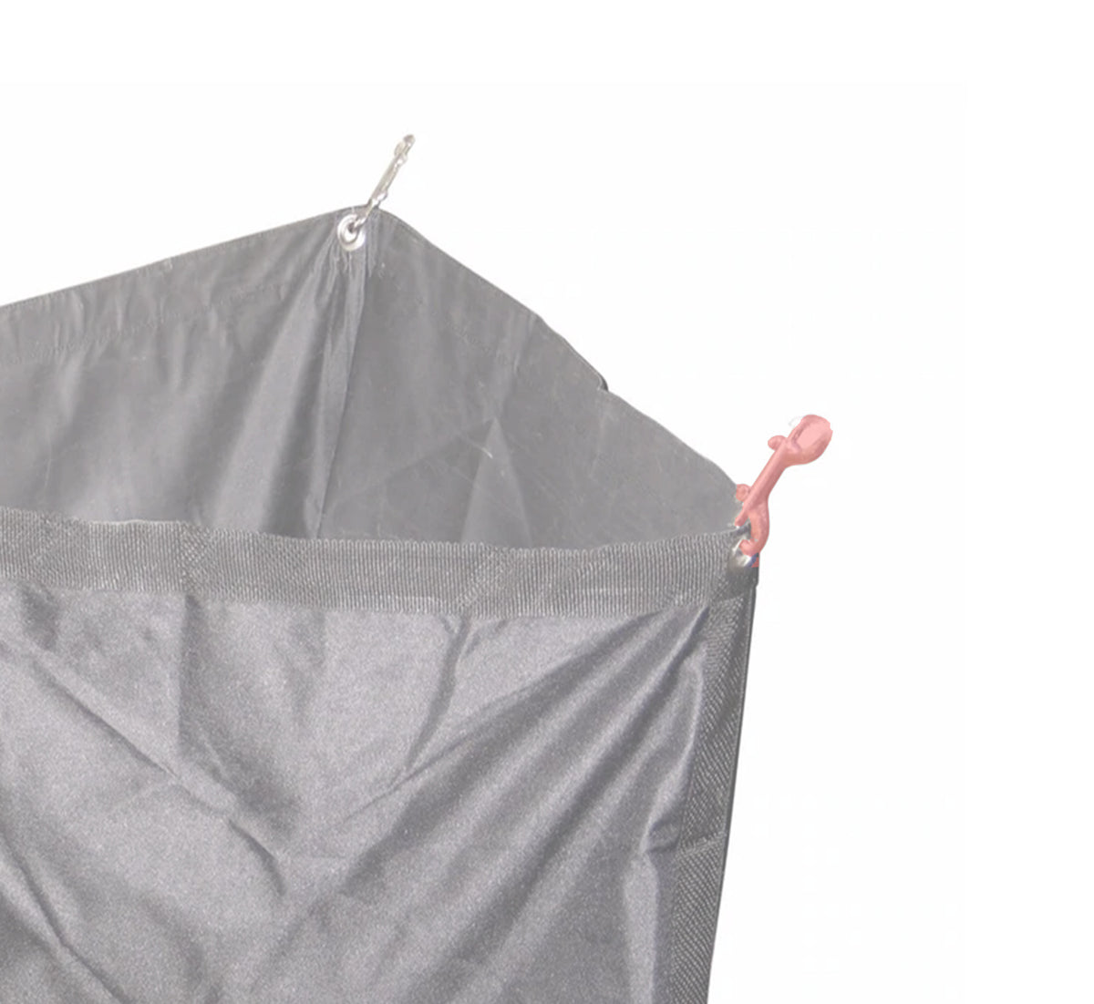 Feed Bag, Corner Slant Load Style with Snaps - view 3
