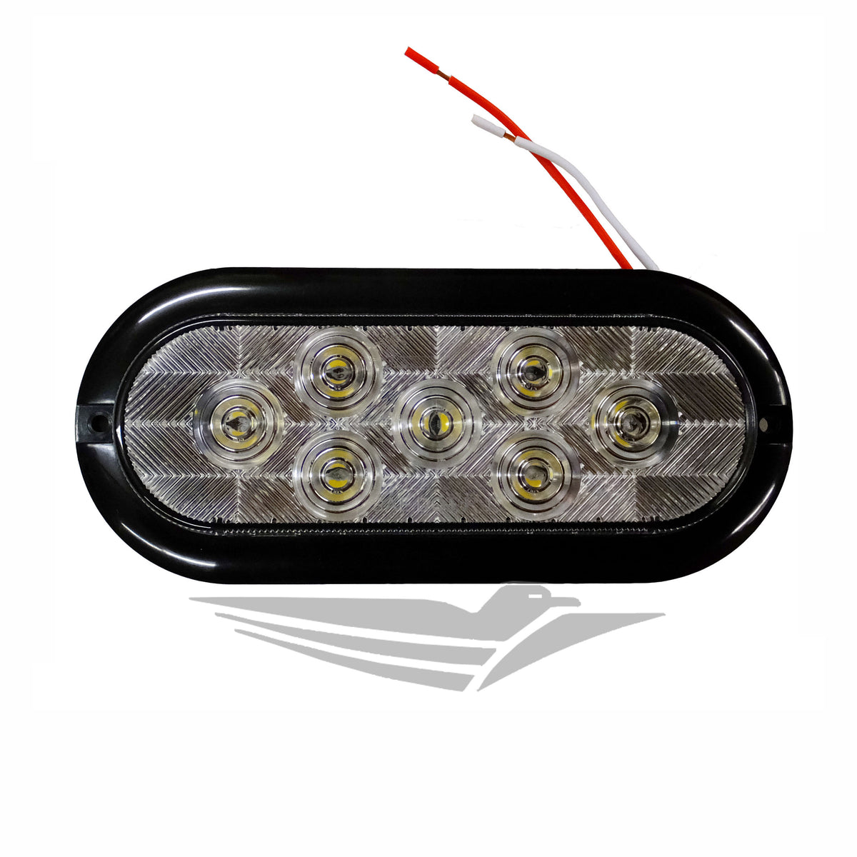 6" Oval LED Surface Mount Backup Light (20 Diodes)