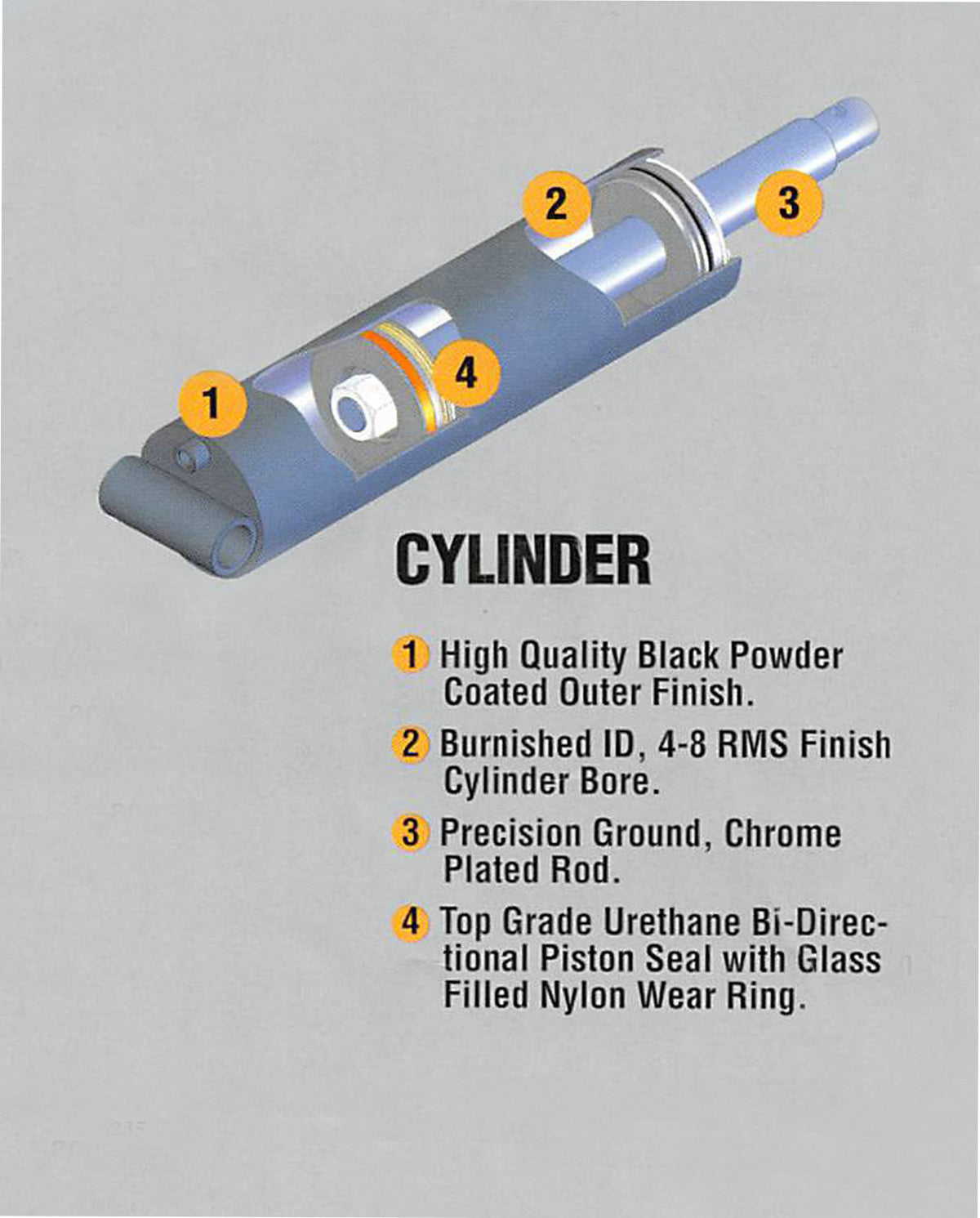 Cylinder - Replacement for Rugby TB-14 - view 2