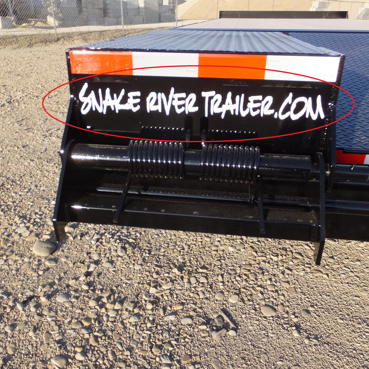 Decal, Snake River Trailer - 5" x 23" Black - view 2