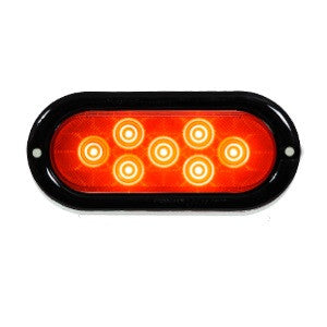 6" Oval LED Surface Mount Stop/Tail/Turn Light (7 Diodes) - view 2
