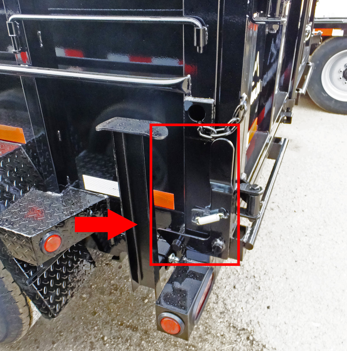 Spreader Gate Handle Driver Side, Steel - view 3