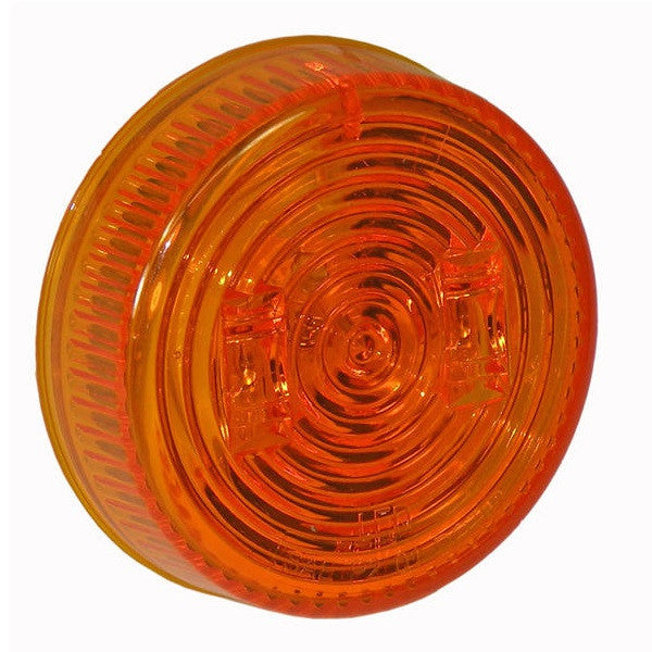 2-1/2" Round LED Clearance/Marker Light - AMBER (2 Diodes) - view 3