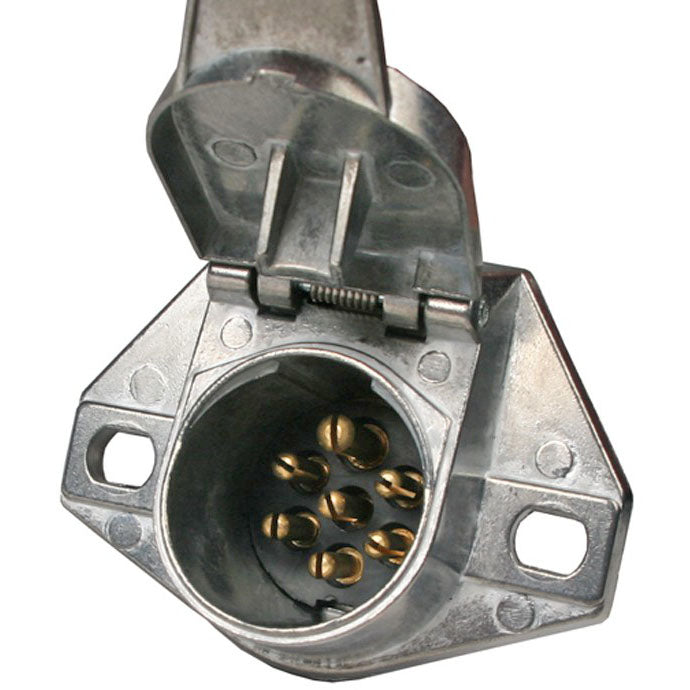 7-Pin Round Female Plug End - view 2