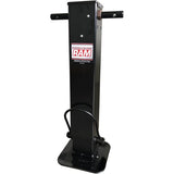 20/12,000 lb. Square Side Wind Jack with Adjustable Spring-Loaded Drop Leg (Front Pull) - Direct Weld