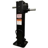 20/12,000 lb. 2 Speed, Square Side Wind Jack with Spring-Loaded Drop Leg (Front Pull) - Direct Weld