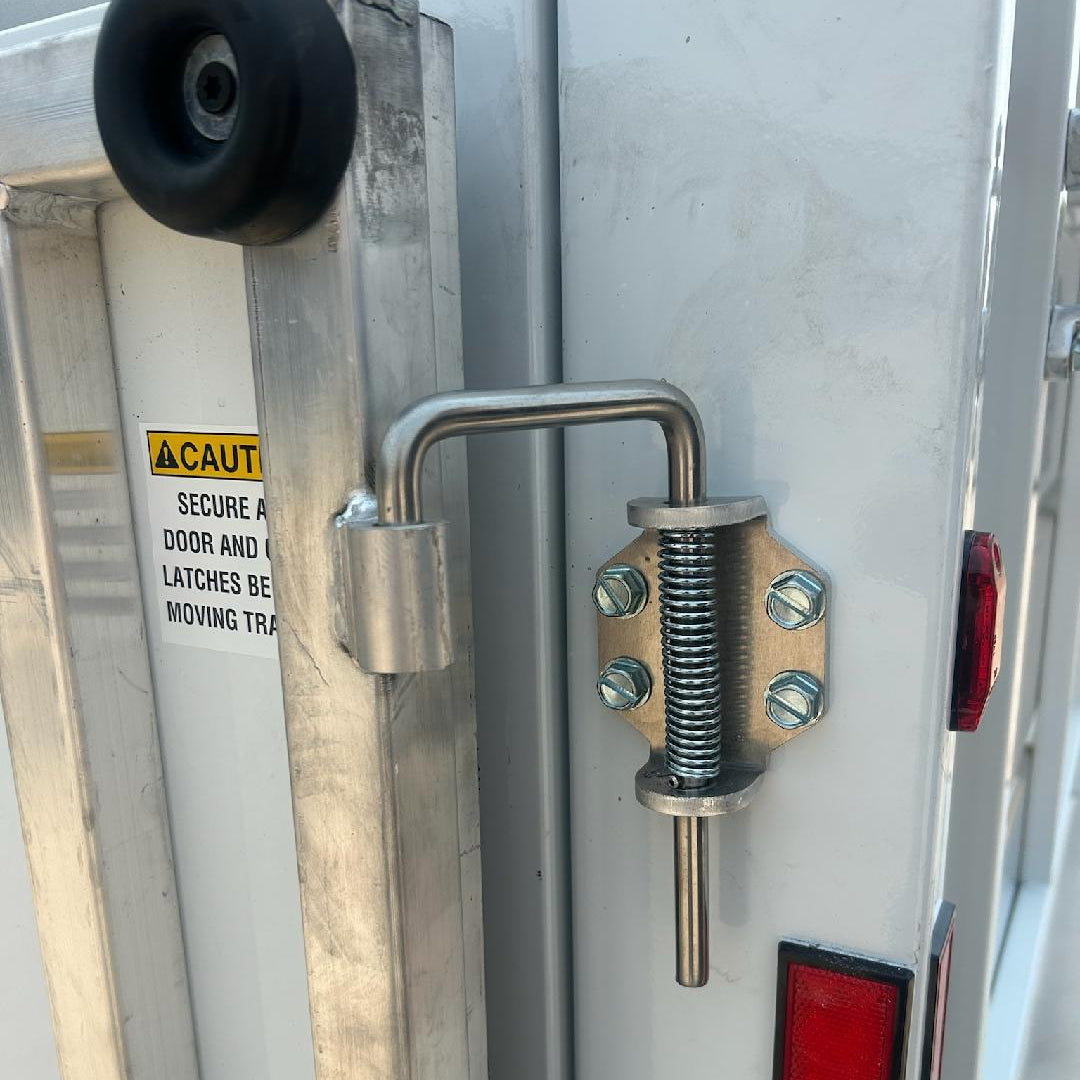 Horse Trailer Ramp Latch Kit - Spring Loaded