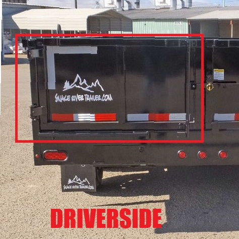 Replacement Dump Trailer Door for 8 Foot Wide Trailer - view 2