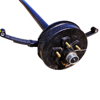 Axle, 3,500 lb. Straight, with Brakes