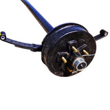 Axle, 3,500 lb. Straight, with Brakes
