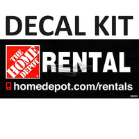 Sticker Kit, For 6'x14' Home Depot Flatbeds