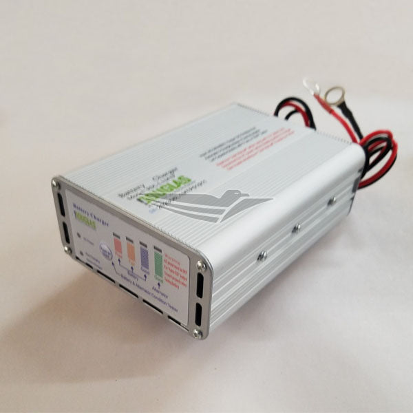Panel Mount Battery Charger with Battery Tester - 8 Amps - view 2