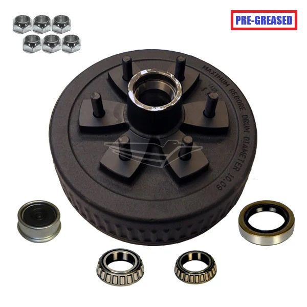 Hub/Drum 3,500 lb., 6 Lug on 5.5" Centers - view 3