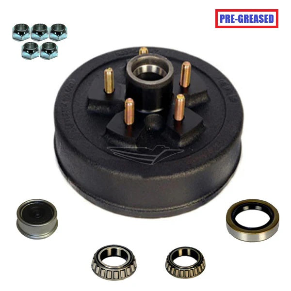 Hub/Drum 3,500 lb., 5-Lug on 4.5" Centers - view 3