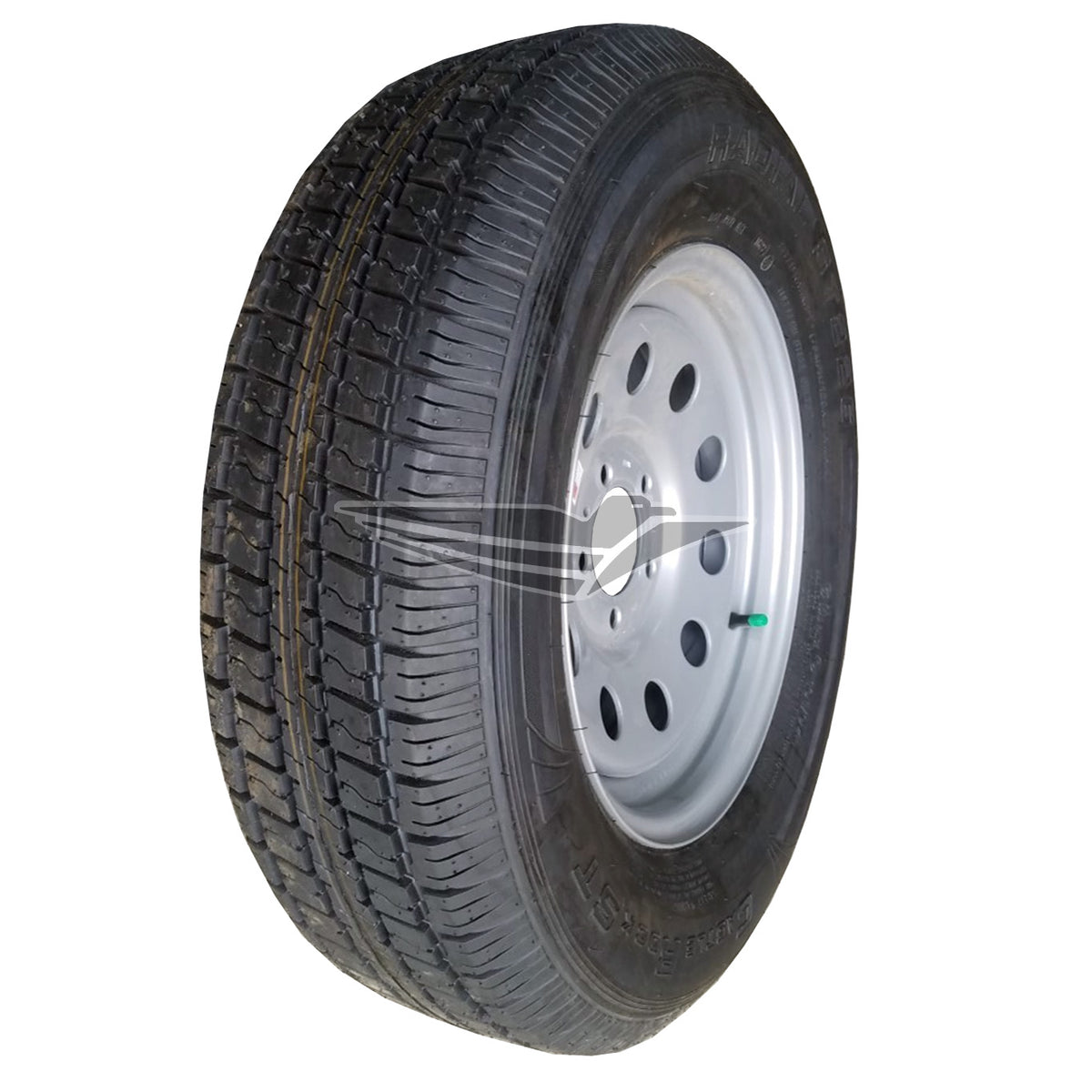 Castle Rock ST205/75R15 LRD Radial Tire on 5-Hole Wheel