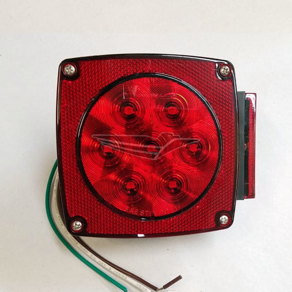 Square Combination LED Tail Light - Right Side | www.OrderTrailerParts.com