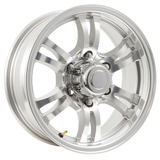 Aluminum Trailer Wheel - Jaguar 15" 6 Lug