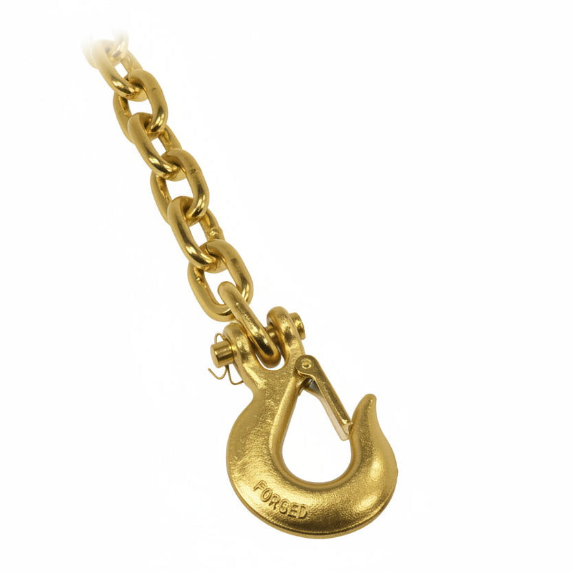 Safety Chain G70 with Forged Hook - 26,400 lb. Gross Trailer Weight