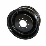 17.5" 8-Hole Wheel, Solid Style - Silver or Black