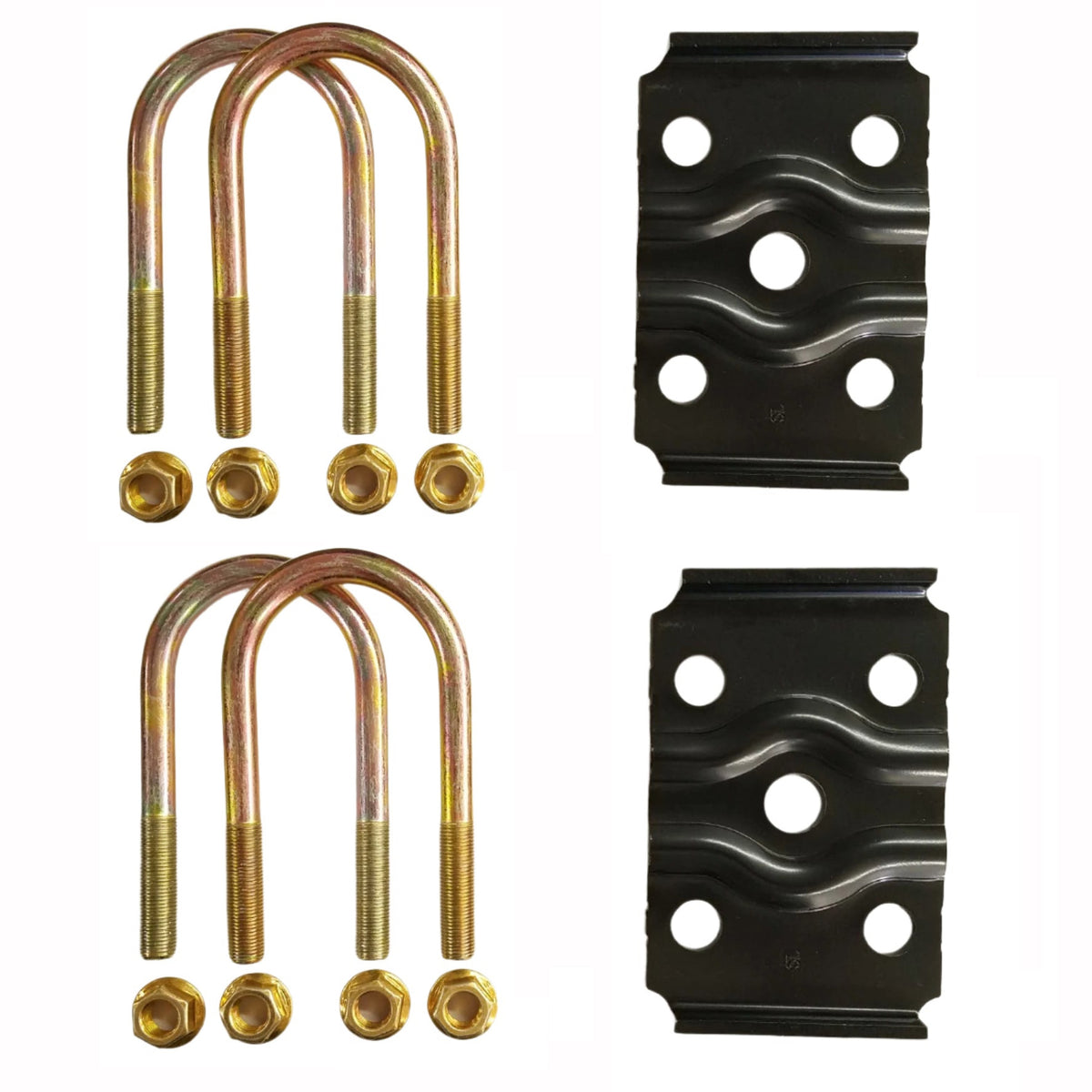 U-Bolt Kit for Mounting a 1-3/4" Spring on a 2-3/8" Round Trailer Axle - Upgraded - view 2
